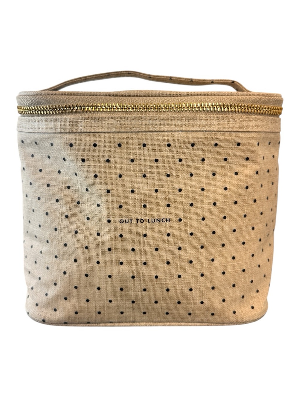 Kate Spade New York Lunch Bag Insulated Lunch Tote Deco Dots “Out to Lunch”